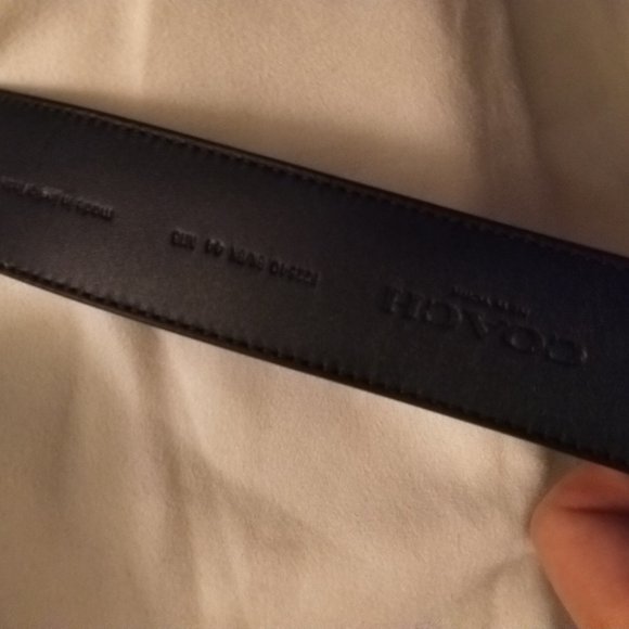 Coach Rare Double Black buckle belt *NWT* - Picture 9 of 11